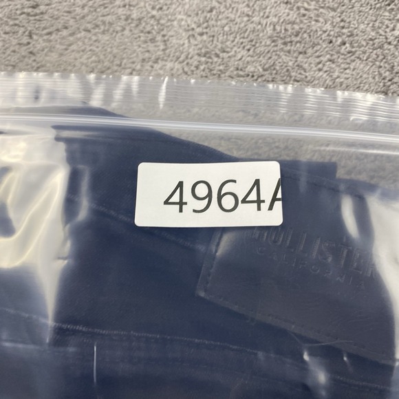 Hollister Advanced Stretch Skinny Jeans Mens 30x28 Black Low Rise - Picture 13 of 13